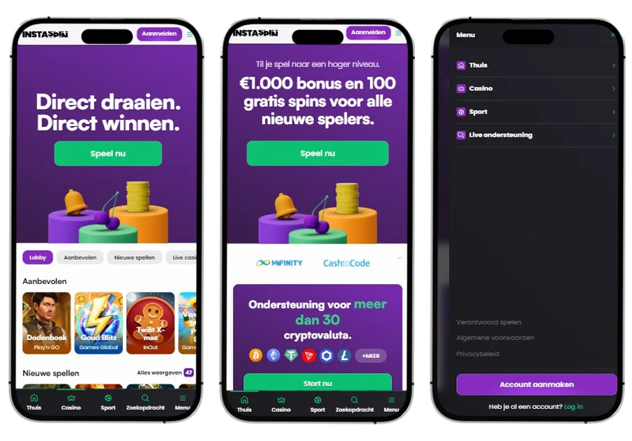 Instaspin Casino registracia