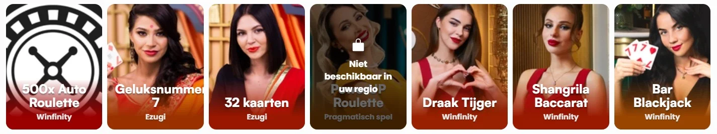 Instaspin Casino Live casino