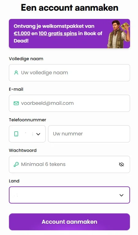 Instaspin Casino Registratie en KYC
